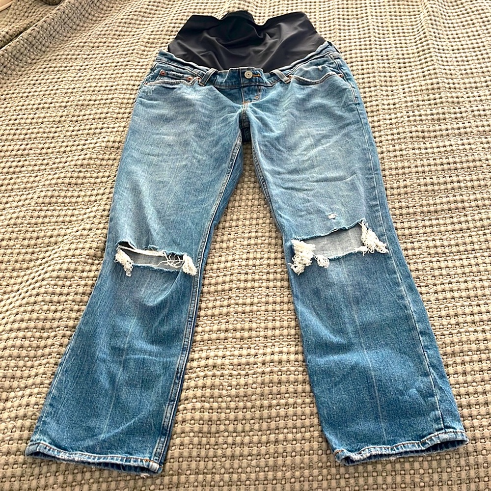 Abercrombie maternity jeans size 27